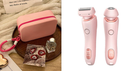 2-in-1 USB Hair Remover & Trimmer for Women – Body & Face.
