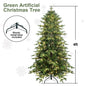 PVC Christmas Tree, Christmas Decorations, Green, With Lights
