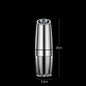Rechargeable Electric Pepper And Salt Grinder Set One-Handed No Battery Needed Automatic Grinder With Adjustable Coarseness LED Light Refillable