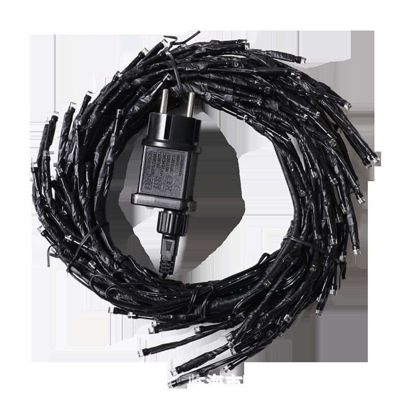 LED Christmas Leaves Rattan Lamp Bedroom Indoor