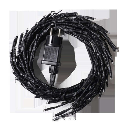 LED Christmas Leaves Rattan Lamp Bedroom Indoor