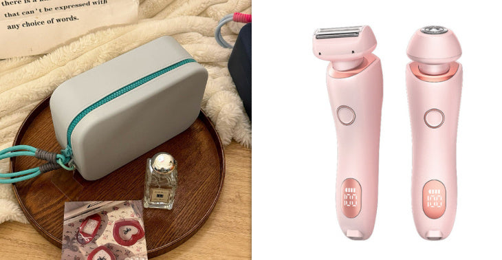 2-in-1 USB Hair Remover & Trimmer for Women – Body & Face.