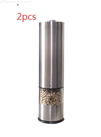 Electric Salt And Pepper Grinding Unit 2 PacksElectronically AdjustableVibrator  Ceramic Grinder  Automatic Onehanded