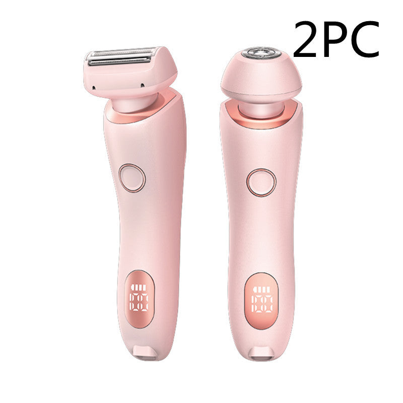 2-in-1 USB Hair Remover & Trimmer for Women – Body & Face.